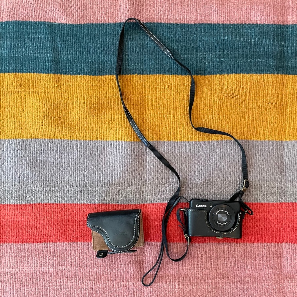 Canon Powershot S100 With Leather Case & Strap